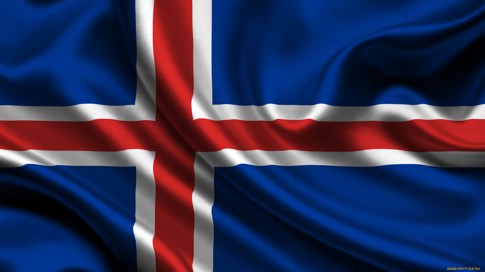 , , , satin, iceland, , flag